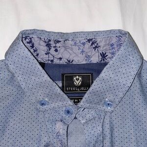 Steel & Jelly Oxford Shirt - Men’s/Unisex Medium - Blue